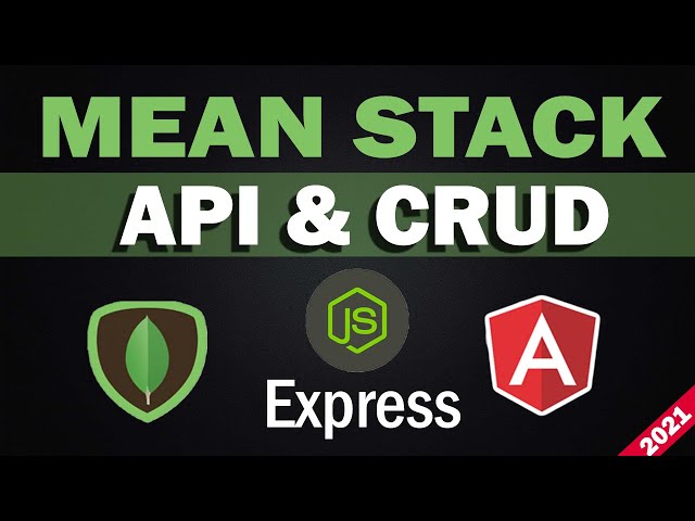 MEAN Stack CRUD Application - Beginners Tutorial Demo | 2021 | Part 1