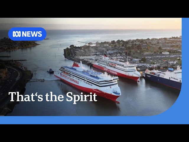 New Spirit of Tasmania vessel arrives in Devonport | ABC NEWS