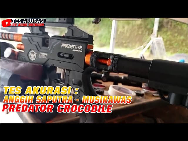 Accuracy Test of the Predator Crocodile Air Rifle Ordered by Boss Anggih Saputra, Musirawas
