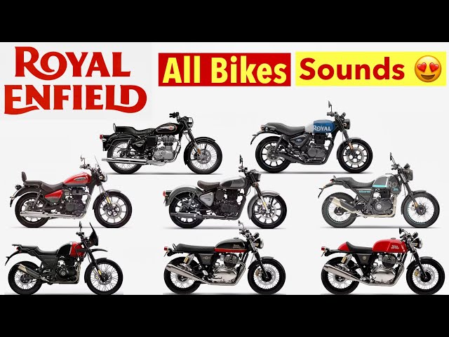 Royal Enfield All Bikes Exhaust Sounds 😍