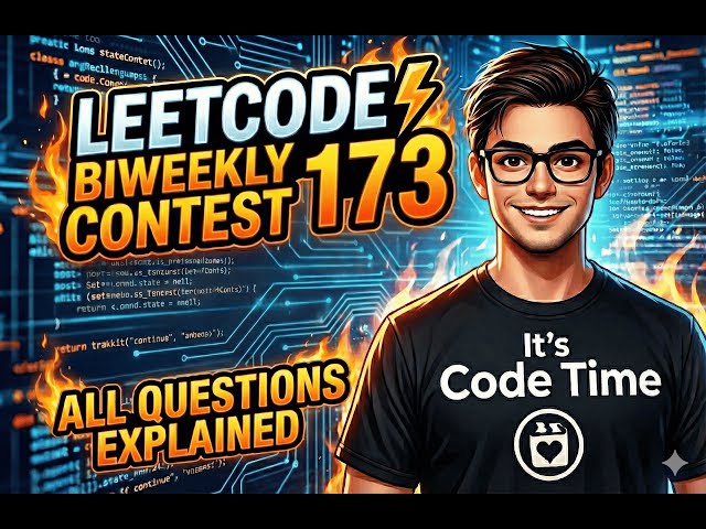 Leetcode Biweekly 173 (1-4) All solutions | Its Now or Never !#leetcode #coding #codingcontest #code