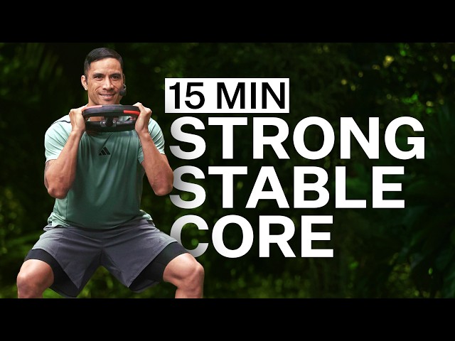 15 Min Weighted CORE WORKOUT for Strength & Stability | CORE