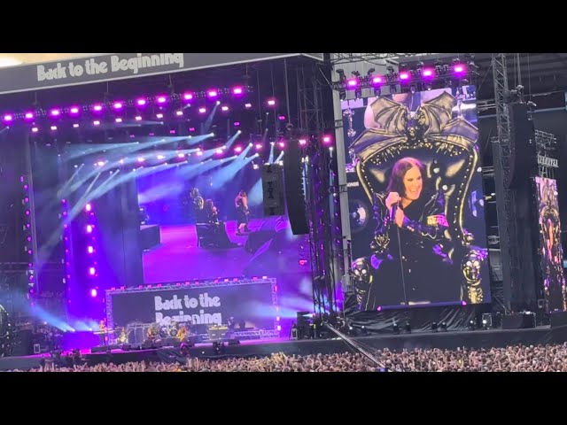 Back to the beginning Ozzy Osbourne final show 07 05 2025 Villa Park Birmingham
