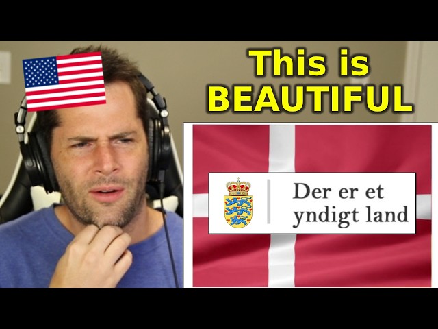 American Reacts to "Der er et yndigt land" (Denmark's National Anthem)
