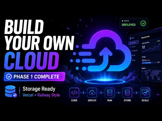 Building My Own Vercel & Railway — Phase 1 Complete, Cloud Storage Ready! ☁️🔥