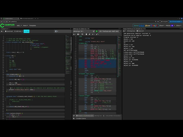 C | Struct Allocation and Custom Memory Management