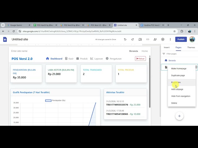 Cara merubah link hasil Deploy Google Apps Script (GAS) ke Google Site! Link panjang jadi pendek