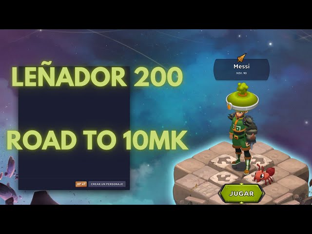 MI PRIMER SEMANA EN DOFUS UNITY - DAKAL 1 - LEÑADOR 200 / ROAD TO 10MK