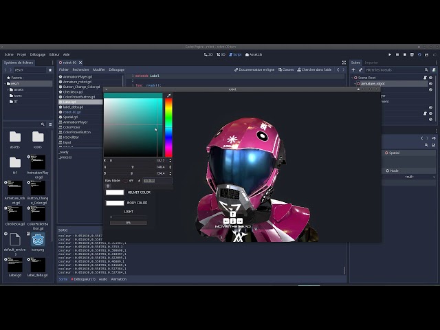 Godot Engine 3D interface gdScript demo