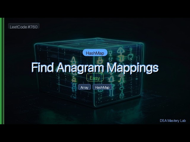 LeetCode 760: Find Anagram Mappings — The HashMap Trick (C#)