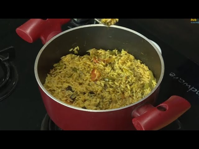 Soya Capsicum Pulav Recipe | Vah re Vah | Indian Telugu Cooking Show | Webisode 663 | Zee Telugu