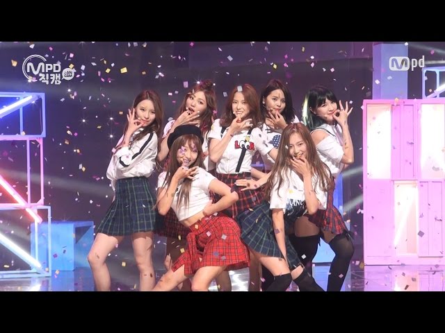 [MPD직캠] 씨엘씨 직캠 CLC 아니야 No Oh Oh Fancam @엠카운트다운_160609