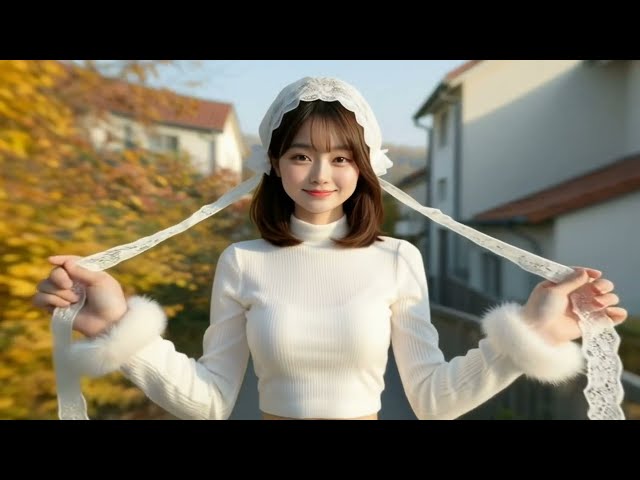 【VR180 3D】AI美少女 清楚白 Beautiful Girl Shiro Seiso #0013