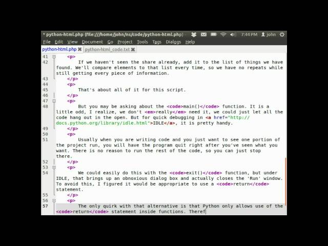 HTML, Net Shares, GML!