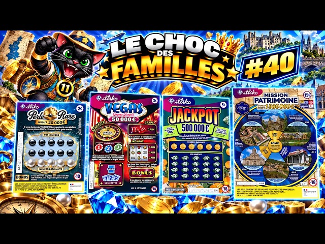 🍀 Scratch Mission: FAMILY CLASH #40 🏆 HERITAGE MISSION - JACKPOT - VEGAS - RARE GEM