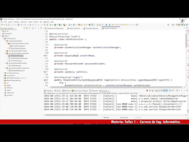 Configurar Backend con Spring Boot de Java.