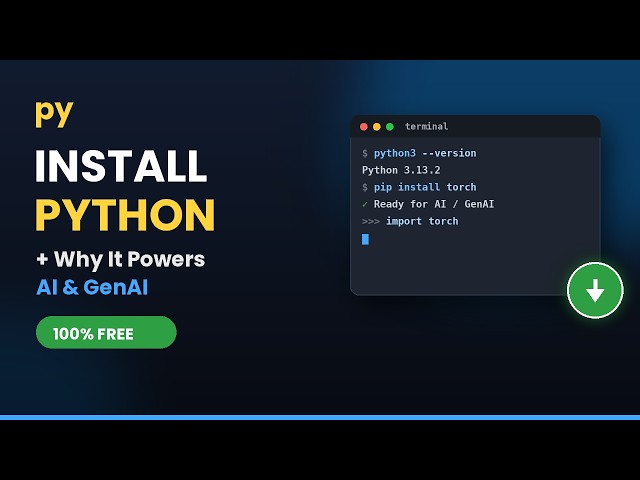 Install Python in Minutes (+ Why It's the #1 AI Language)