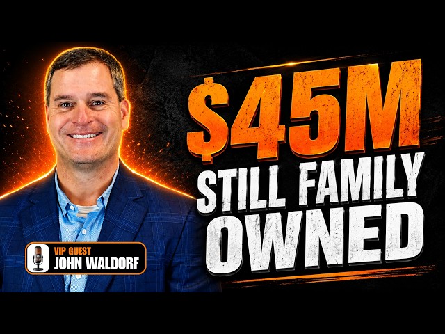 Why This $45M Home Services Company Still Refuses to Sell | VIP Guest John Waldorf