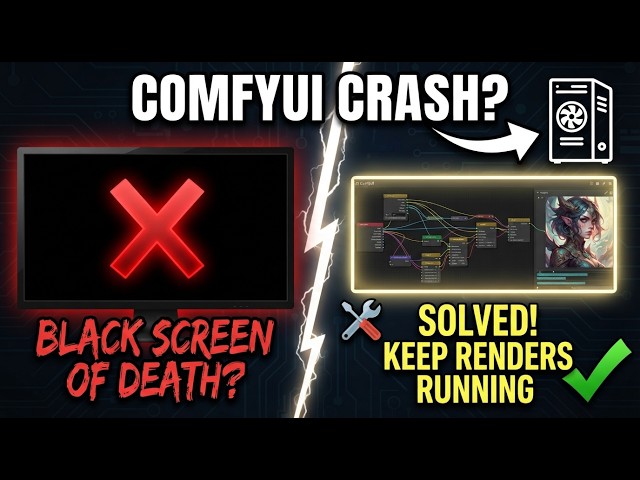 No More Black Screen during ComyUI! Problem Solved! @comfyorg @MSI