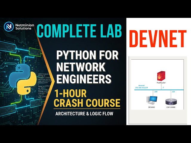 Python for Network Engineers 1Hour Architecture & Logic Flow Crash Course 2026 | Devnet
