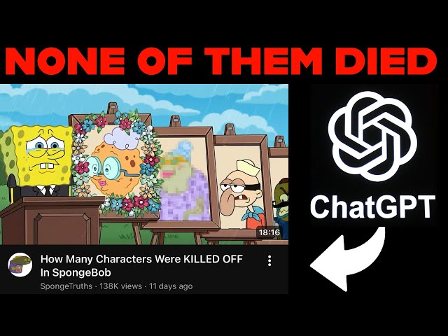 Ai YouTuber Spongetruths Lies About Spongebob For 18 Minutes