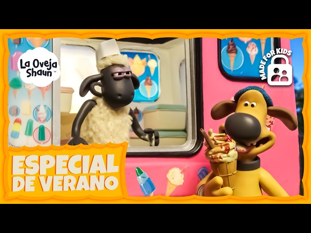 ¡¿PUEDO PEDIR OTRO HELADO?! 🍦😋🐑🐶 | La Oveja Shaun (Dibujos Animados Para Niños)