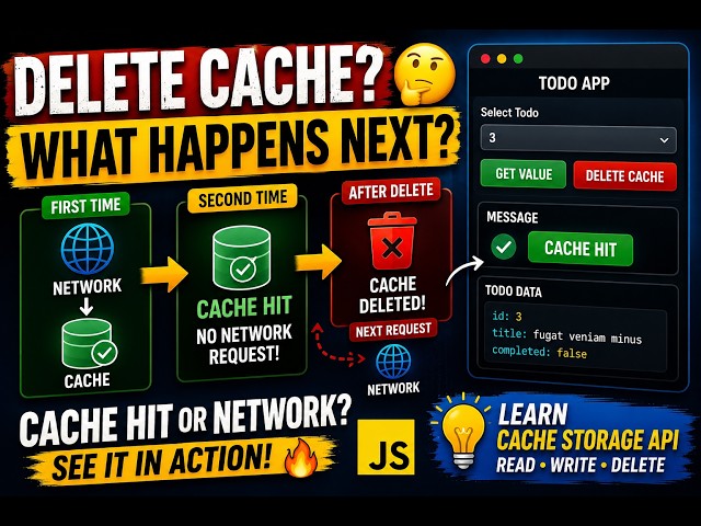 I Deleted the Cache… What Happens Next? 😱 | JavaScript