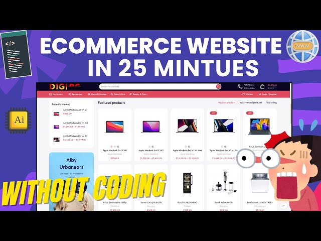 Create a Professional E-Commerce Website in Just 25 Minutes (No Coding Needed!)