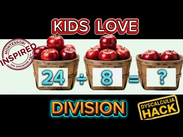 when Division Feels Impossible 💔 Visual Math Helps Your Child Build Number Sense | dyscalculia