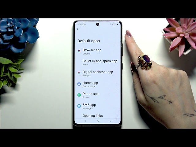 SAMSUNG Galaxy S10 Lite – How to Change Default Apps