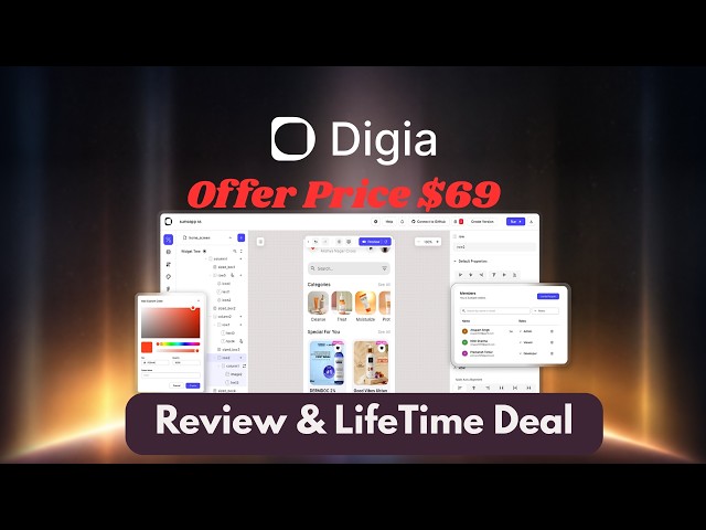 Digia Studio Lifetime Deal — The Ultimate Server-Driven UI Builder for Flutter & Native Apps