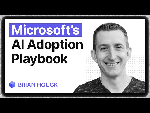 The AI adoption playbook: Lessons from Microsoft's internal strategy