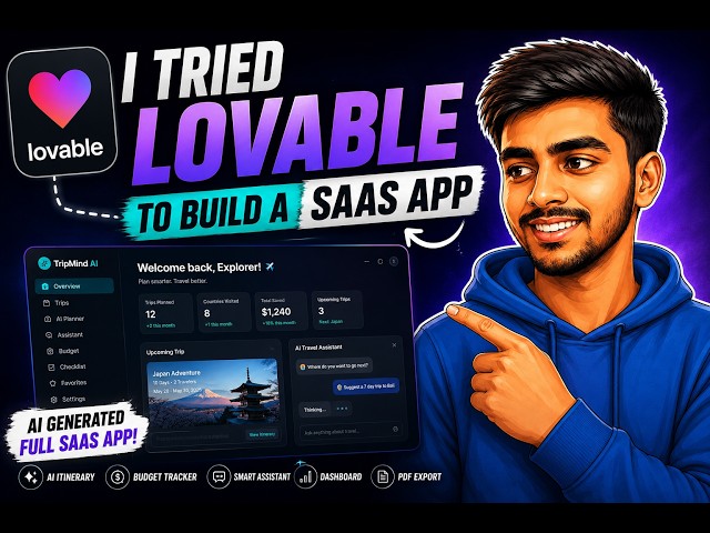 I Tried Loveable to Build a SaaS App (AI Travel Planner)