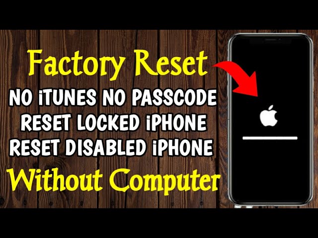Erase iPhone Without Apple iD Password 2025 | Factory Reset Disable & locked iPhone Without Computer