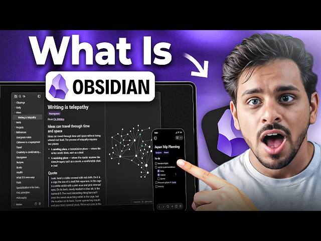 Obsidian Tutorial in Hindi | Apna FREE Second Brain Banao - Part 1/3