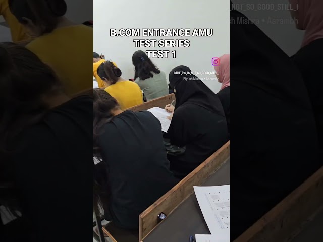 How to Prepare For B.Com ENTRANCE AMU #shoeb_sir_classes #commerce #shorts