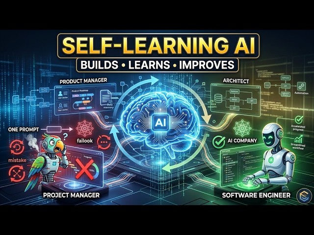 How to Build a Self-Learning AI Agent in 2026 🤖 | Memory, Feedback & Autonomous AI