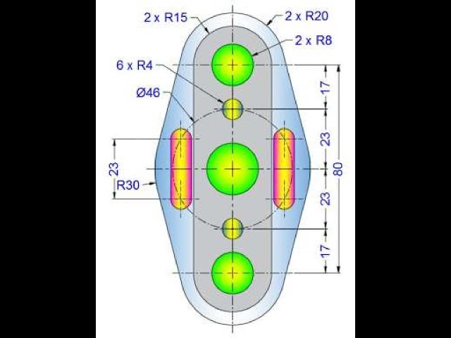 SolidWorks 2D excersise 185