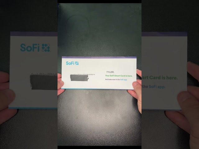 UNBOXING the NEW SoFi Smart Card! #travel #sofi #creditcard #cashback #5%