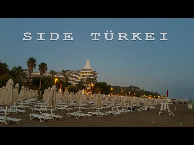 Antalya Side PROMENADE am Abend. Türkei 2026 #side #kumköy #türkei​