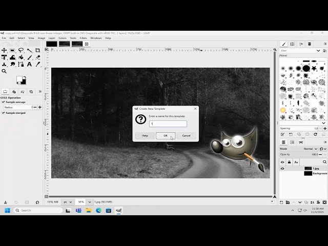 How To Create Template on GIMP [Guide]