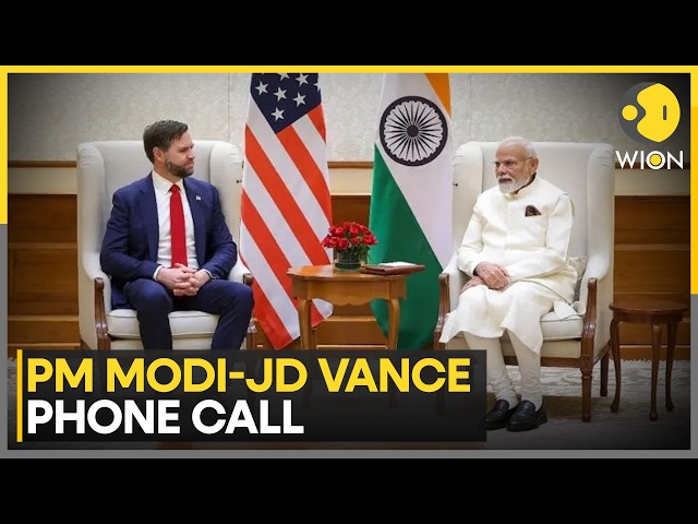 US VP Vance Dials PM Modi Amid West Asia War | WION News