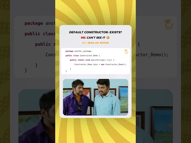 Default Constructor Is Invisible?! | C++, Java, C# & Kotlin #bestsoftwaretraininginstituteinchennai