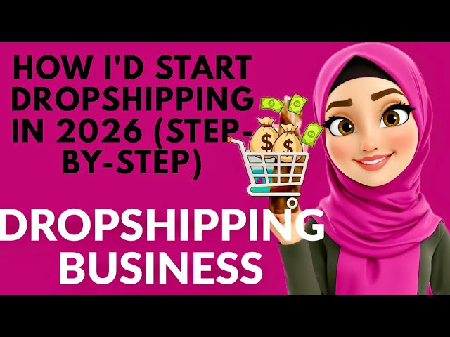 How I'd Start Dropshipping in 2026 (Step-by-Step) | Wafa Tech & Tricks🇩🇪