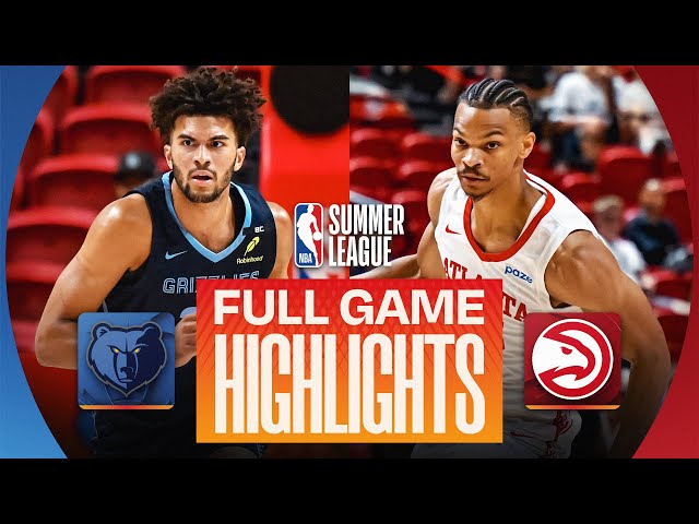 GRIZZLIES vs HAWKS | LAS VEGAS SUMMER LEAGUE | FULL GAME HIGHLIGHTS | July 16, 2026