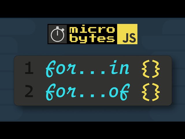 JavaScript For In & For Of Loops #JavaScriptJanuary