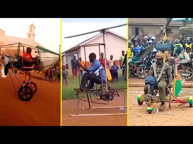 20 Crazy African Helicopters Made from Scratch