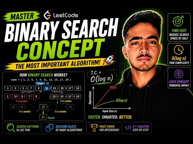 Binary Search for Beginners | Master O(log n) Algorithms