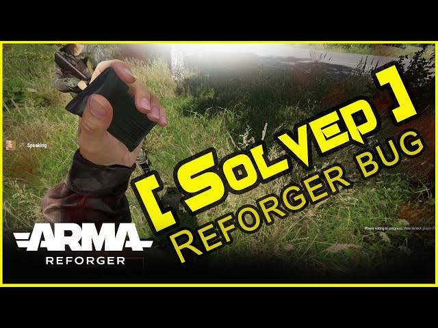 How to Fix Weapon Bug | Arma reforger | Arma 2022