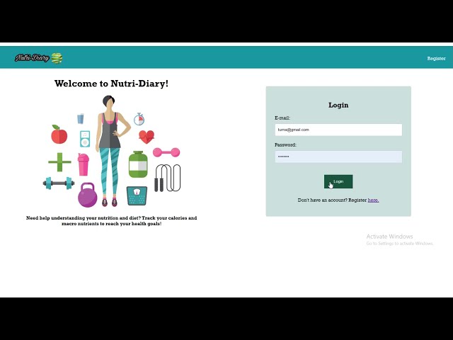 CSE482 Project: Nutri-Diary